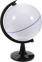 Diy Blank Globe Toy with Stand Rewritable Plastic Earth Model for Kids Geography Learning Interactive Educational Tool Creative Drawing Globe for Classroom and Home