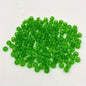 1200 Piece Transparent Colors Building Plate Bulk, Round 1x1, Compatible with Lego Parts and Pieces: (Color:Transparent Green)