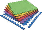 Norsk Dual-Sided Reversible 1/2" Foam Exercise Mats for Home Gym - Interlocking EVA Foam Tiles