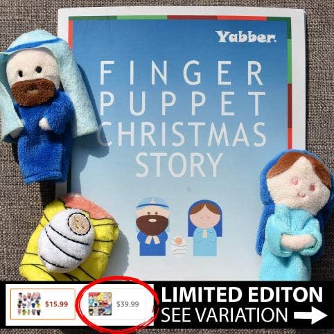 Finger Puppet Set | The Original Storytime Learning Aid | 16 Pack | Puppets for Teachers | Parents | Students & Children - Storytelling Reading Prop