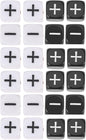STOBOK 24Pcs Math Dice, 6 Sided Games Dice for Preschoolers, Dices Minus Plus Table Games Dice for Classroom/Party