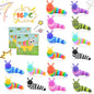 Cevioce 16 PCS Fidget Toys Slug for Adults Anxiety Sensory Toys for Party Favors Toddler Fidget Toys Age 3-4 ADHD Autism Toys for Anxiety Stress Christmas Stocking Stuffers Gifts for Boys Girls