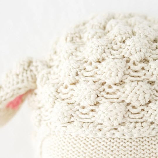 cuddle + kind Lucy The Lamb Little 13" Hand-Knit Doll – 1 Doll = 10 Meals, Fair Trade, Heirloom Quality, Handcrafted in Peru, 100% Cotton Yarn