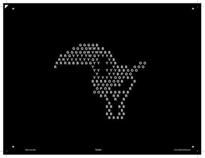 Zoo Refill templates for pre-1994 Original Lite Brite (10 Sheets, 9x12)