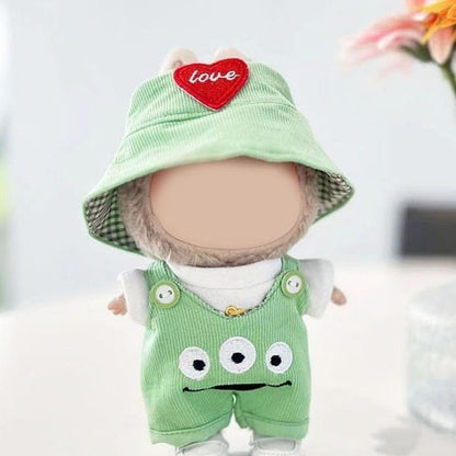 17cm Doll Clothes Set & Outfit - Cuddly Fashion Dresses with Accessories, Luxury Chic Doll Clothing & Plush Pullover Hoodie Doll Clothing DIY ,Just Clothes
