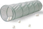3 Sprouts Kids Play Tunnel - Pop Up Collapsible Tunnels with Recycled Fabric - Fun Crawling Tunnel for Toddler, Baby, Children to Crawl Through, Gross Motor Toy for Indoor Play - Green