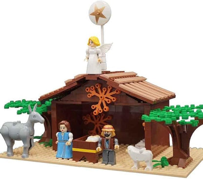 Ultimate Play Set - Large Indoor Nativity Scene, 15 Characters, Trees - Buildable Christian Sets for Kids, Perfect Stocking Stuffer, Gift for Christmas