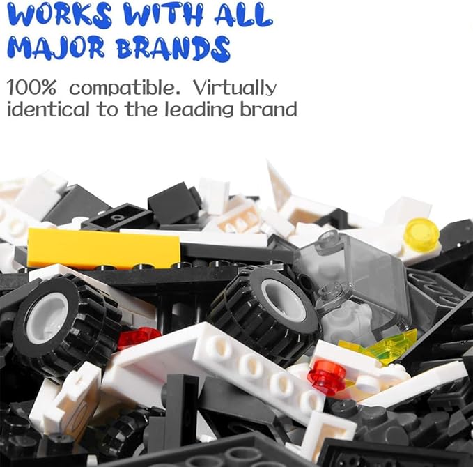 Liberty Imports 825pc Military Aircraft Carrier Fleet Construction Bricks Toy - 8-in-1 Naval Battleship Models with Navy Vehicles, Jets & More - Compatible with Major Brands - Storage Case Included