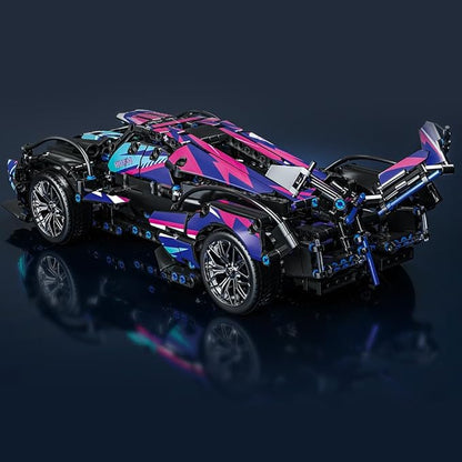 Mesiondy Sports Car Building Blocks Toys Boys，1:14 MOC Building Set Raceing Car Model,Construction Toy for Adults，Cars for Boys Age 6 7 8 9 Years Kids
