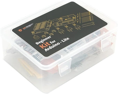 DFRobot Basic Starter Kit for Arduino UNO R3 with 83 Components & 12 Projects - Beginner Electronics Kit with Step-by-Step Tutorials, Pre-Sorted Parts - Learn Coding & STEM