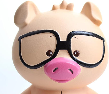 Winsterch Pig Piggy Bank for Boys and Girl,Ceramic Pig Bank Money Box Toy,Coin Bank Birthday Gifts for Kids