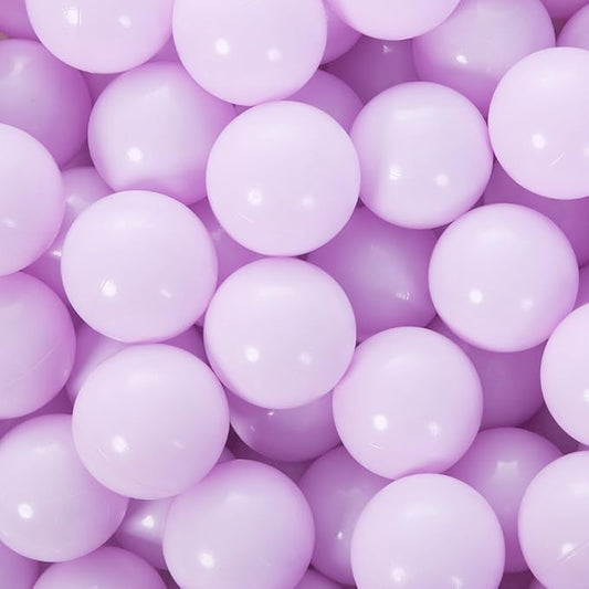 PlayMaty Ball Pit Balls - 2.75inches Plastic Phthalate & BPA Free Balls Crush Proof Stress Balls Swim Pit Fun Toy with Storage Bag for Baby Playhouse Birthday Party DecorationPack of 50