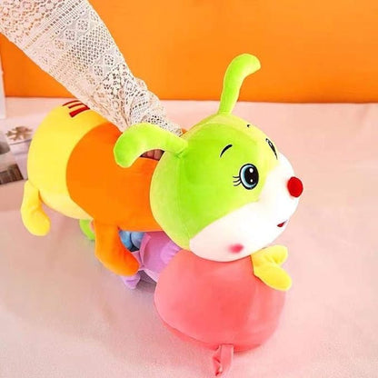Multicolor Caterpillar Stuffed Animal Big Hugging Pillow Cute Plush Soft Pillow Doll,Giant Plush Toy,Gifts for Girl Boy Babies Birthday (59inch/150cm)