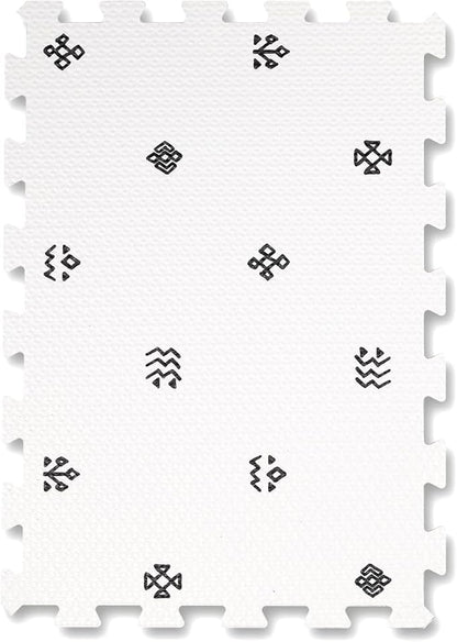 Extra Large Baby Play Mat - 4FT x 6FT Non-Toxic Foam Puzzle Floor Mat for Kids & Toddlers (Bohemia Handmade Pattern)
