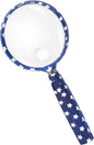 Feosky Handheld Reading Magnifier, 10X 30X Magnifier, 75mm Shatterproof Lens, Non-Slip Handle for Adults Close Work, Seniors Reading and Kids Nature Exploration, Hobby Observation(Star)