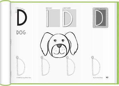 Learning Without Tears - My First School Book Student Activity Workbook, Get Set for School Program - Pre-K, Ages 4+, Pre-Writing, Elementary School Readiness - for School or Home Use - MFSB-20