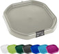 MEKA Tuff Tray for Sensory Play, Sensory Tray for Kids, Toddler Water Table, Tuff Spot Sensory Bin for Toddlers (Grey, Small (28" x 28"))