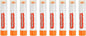 PATIKIL Solid Tempera Paints, 9 Pcs Washable Quick Drying Paint Sticks Paint Pens for Artists Beginners Art Supplies, Orange