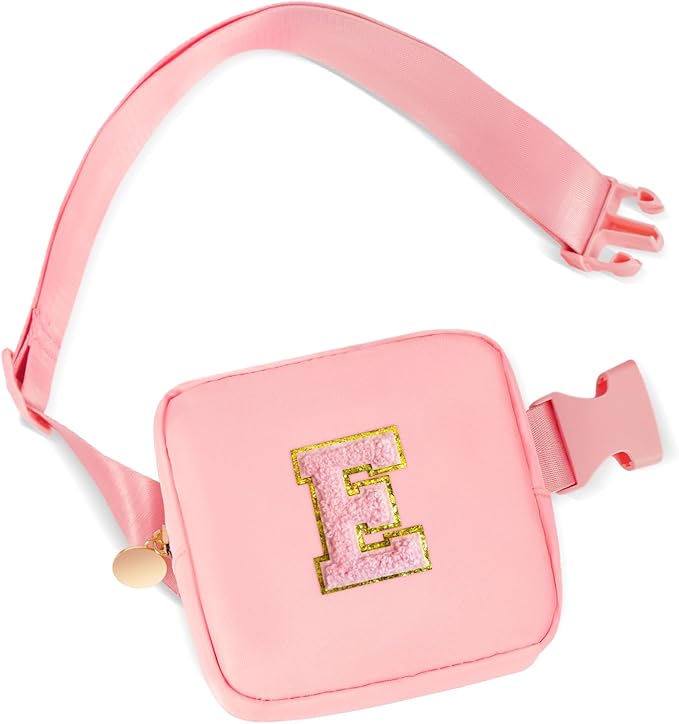 Party Favors Bags for Kids 4-8, Mini Fanny Pack Cute Crossbody Bags for Girls - Peach