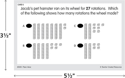 Teacher Created Resources Power Pen Learning Cards: Place Value (6464),2.375 H x 3.5 L x 6.5 W