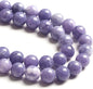 160PCS 4MM Lavender Purple Chalcedony Stone Loose Beads for Jewelry Making DIY Bracelet Necklace