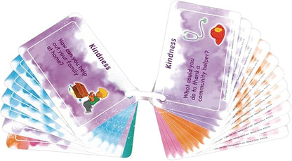 Really Good Stuff Social-Emotional Learning Conversation Cards for The Classroom or Home-Help Kids Discuss Emotions with Strategies & Activities