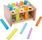 Montessori Toys for 1 2 3 Years Old Wooden 3D Shape Matching Toys,Wooden Posting Stand Montessori Color Sorting Sticks Game-Cognitive Shapes Colors,Educational Sensory Toy for Boys Girls Gift（15 Pcs）