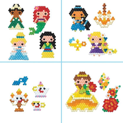 Aquabeads Disney Princess Creation Cube, Complete Arts & Crafts Bead Kit for Children - Over 2,500 Beads & Display Stand The Create Belle, Ariel, Tiana, Rapunzel and More