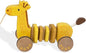 Baby Toys Car,Wooden Pull Along Toddler Toy, Developmental Toy for 1 Year Old Girl Boy Birthday Gift (Giraffe)