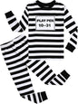 A&J DESIGN Pure Cotton Printed Pjs for 2-14 Years Kids, 2-Piece Long-Sleeved Pajamas Set