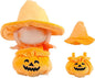 17cm Doll Clothes Set,2 Piece with Cute Pumpkin Dolls Outfits for a Spooky Halloween Dressed-Up Look, Fashion Handmade Accessories for Dolls (Doll Not Included) Halloween Pumpkin Set