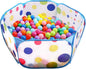 EocuSun Kids Ball Pit Large Pop Up Toddler Ball Pits Tent for Toddlers Girls Boys for Indoor Outdoor Baby Playpen w/Zipper Storage Bag, Balls Not Included (Blue)
