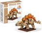 Jurassic Dinosaur Micro Building Blocks, 900pcs Stegosaurus Tyrannosaurus Rex DIY Mini Diamond Blocks Bricks Toy for Boys Age 8-12 14+ Teens Adults