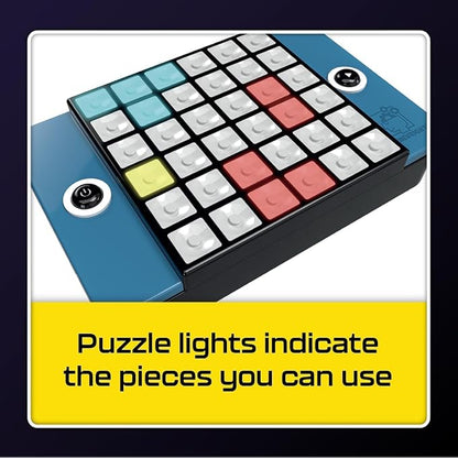Brainwright - Puzzle Bright - Interactive Light-Up Brain Teaser with 300+ Challenges