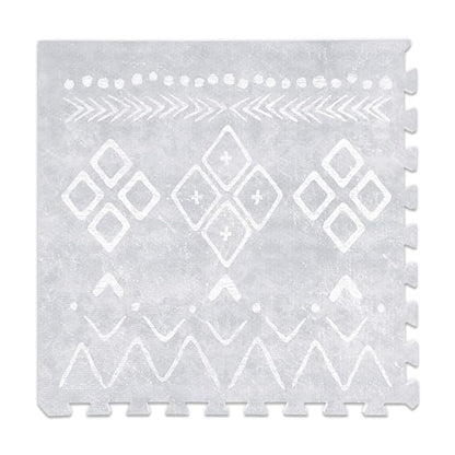 Lillefolk Baby Play Mat for Floor – 4x6ft Gray | Soft Non Toxic Premium EVA Foam Tiles for Tummy Time, Crawling & Playroom – Waterproof Interlocking Floor Mat for Babies & Toddlers (6 Tiles)