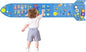 Rocket Activity Wall Busy Board Panels - Sensory Wall Panel for Kids, Montessori Toddler Wall Activity Board, Wall Toys for Toddlers 3, Activity Cube, Wooden Boards, Blue