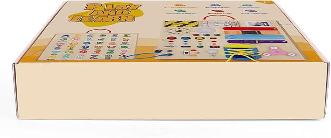 Hoarosall 23 in 1 Busy Board Montessori Toys for Toddler and 1-3 Year Old Boys and Girls