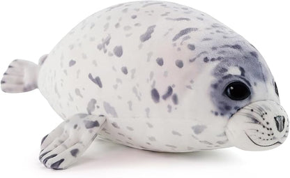 Sew Butiful Seal Stuffed Animal Toy, Cute plushies, 12" Seal Plush Pillow Gift for Girls Kids Children Birthday Christmas (Small)