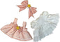 17cm/6.7in Clothes Set for Dolls - Cute Hat & Overalls Outfit, Soft Premium Fabric Dress Up Accessories Suit, Easy On/Off, NO Doll Included (Magical Girl)
