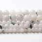 4MM 86PCS Natural Stone Ink Spots Jade Loose Beads for Jewelry Making DIY Bracelet Necklace