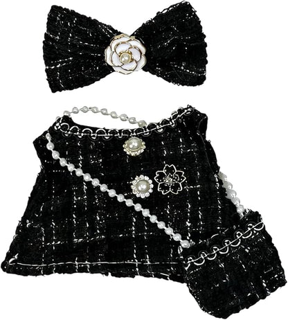 17cm Doll Clothes Set Luxurious Chic Fashion Ensemble with Stylish Accessories for Adorable 17cm Dolls Soft Fabric Dress-Up Sets with Playful Designs, Easy to Wear (Doll Not Included)