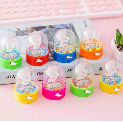 24 Pack Mini Finger Basketball Shooting Game, Basketball Party Supplies Favors Handheld Desktop Table Basketball Game Toys Fidget Game Birthday Party Decorations Supplies Random Color