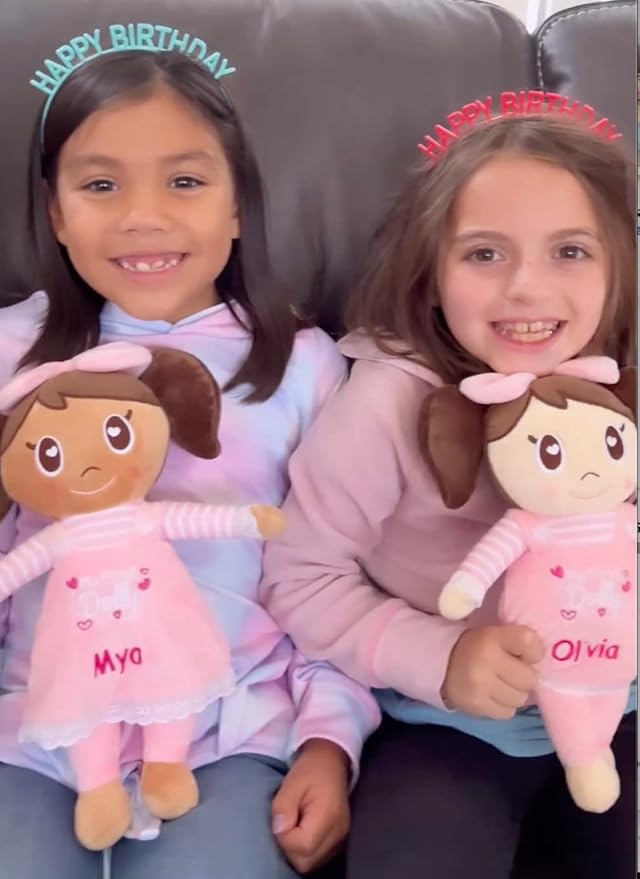 DIBSIES Personalized My First Dolly (Black Hair)