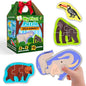 My First Puzzle Montessori Toy | 12 Graded Farm Animal Puzzles (2‑5 Piece Levels) | Montessori Puzzles for Fine Motor Skills & Early Learning | First Puzzle for Toddlers 3+ Year Old