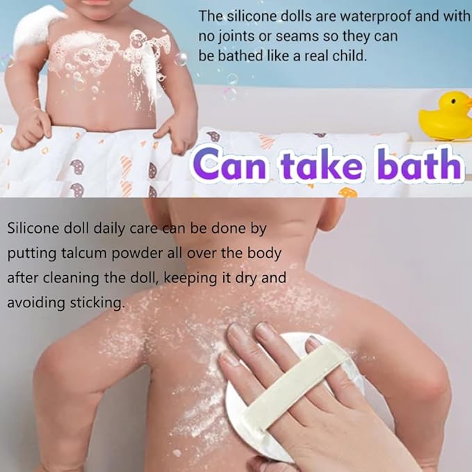 Silicone Reborn Baby Dolls 18Inch Realistic Newborn Baby Doll Silicone Full Body Lifelike Baby Girl Dolls Anatomically Correct