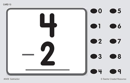 Teacher Created Resources Power Pen Learning Cards: Subtraction (6458) Medium