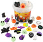 Halloween Mochi Squishy Toys, 24 pcs Squishies Halloween Party Favors for Kids Boys Girls Classroom Prize Halloween Toys Bulk Stress Relief Squishies Gift for Halloween Treat Bags