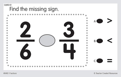 Teacher Created Resources Power Pen Learning Cards: Fractions (6463)