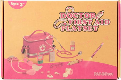 Doctor Kit for Kids Girls, 34 Pcs Kids Doctor Kit for Toddlers 3-5 with Medical Storage Bag & Real Stethoscope, Pretend Play Set for Boys Girls Fun Role Playing Game