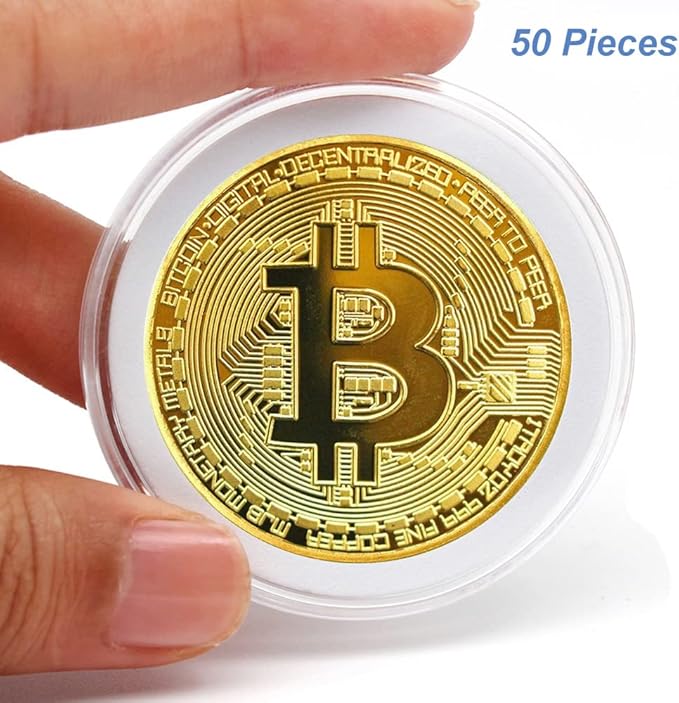 50pcs Clear Plastic Coin Capsules, Coin Collection Case of 5 Size with Adjustable Gasket for Coin Collection American Silver Eagle Liberty Coin &JFK Half Dollar & Bitcoin (19/21/25/30/40mm)-50pcs
